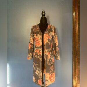 T Tahari Knit Cardigan Sweater Light Coverup